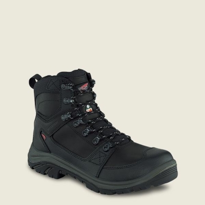 Black Red Wing Tradesman 6-inch Side-Zip, Waterproof, CSA Safety Toe Boot Men's Work Boots | US0000399