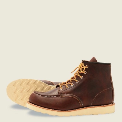 Brown Red Wing Classic Moc 6-inch boot Men's Heritage Boots | US0000020