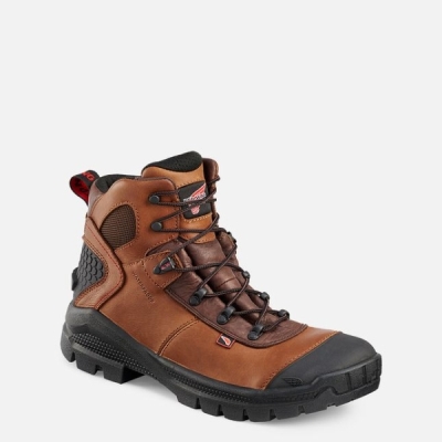 Brown Red Wing Crv™ 6-inch Waterproof Men's Work Boots | US0000357