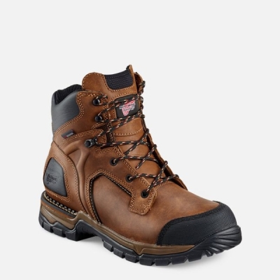 Brown Red Wing Flexforce® 6-inch Men's Waterproof Shoes | US0000700