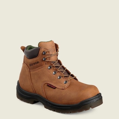Brown Red Wing King Toe 6-inch Men's Safety Toe Boots | US0000155