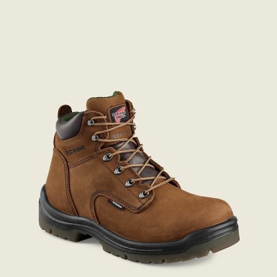 Brown Red Wing King Toe 6-inch Waterproof Men's Safety Toe Boots | US0000154
