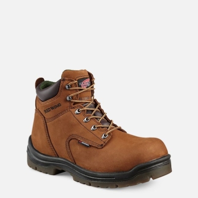 Brown Red Wing King Toe® 6-inch Insulated, Waterproof Men's Safety Shoes | US0000667