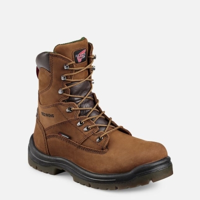 Brown Red Wing King Toe® 8-inch Waterproof Men's Work Boots | US0000323