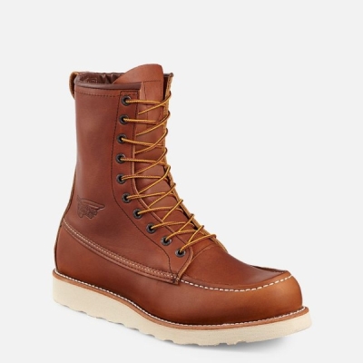 Brown Red Wing Traction Tred 8-inch Men's Work Boots | US0000308