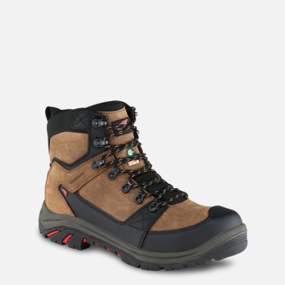 Brown Red Wing Tradesman 6-inch Waterproof CSA Men's Work Shoes | US0000834